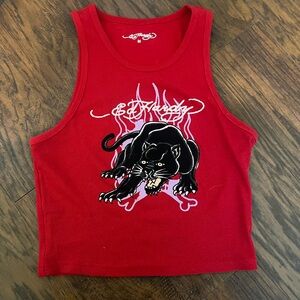 COPY - Ed Hardy red tank top